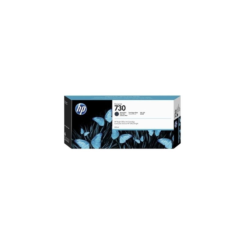 Hp 730 - P2V71A original inkjet cartridge - Matt Black