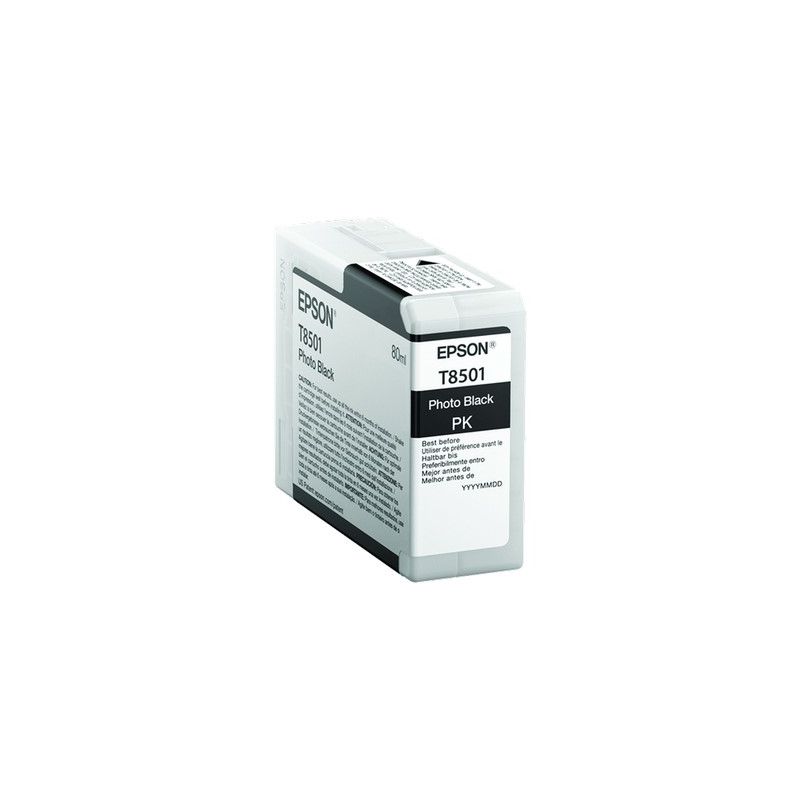 Epson T8501 - cartouche jet d'encre originale T850100 - Photo Black