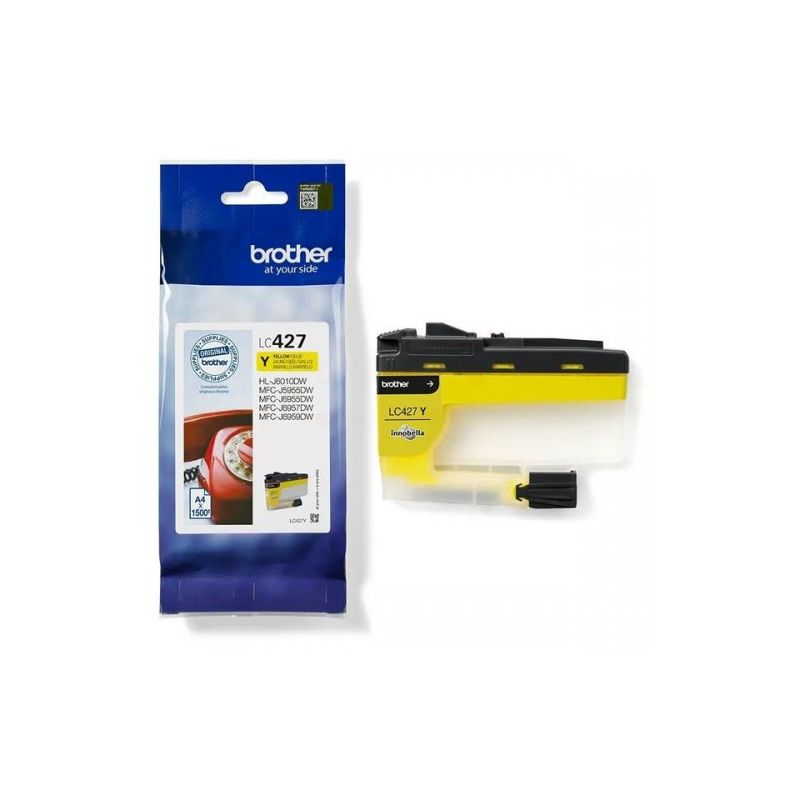 Brother 427 - cartouche jet d'encre originale LC427Y - Yellow