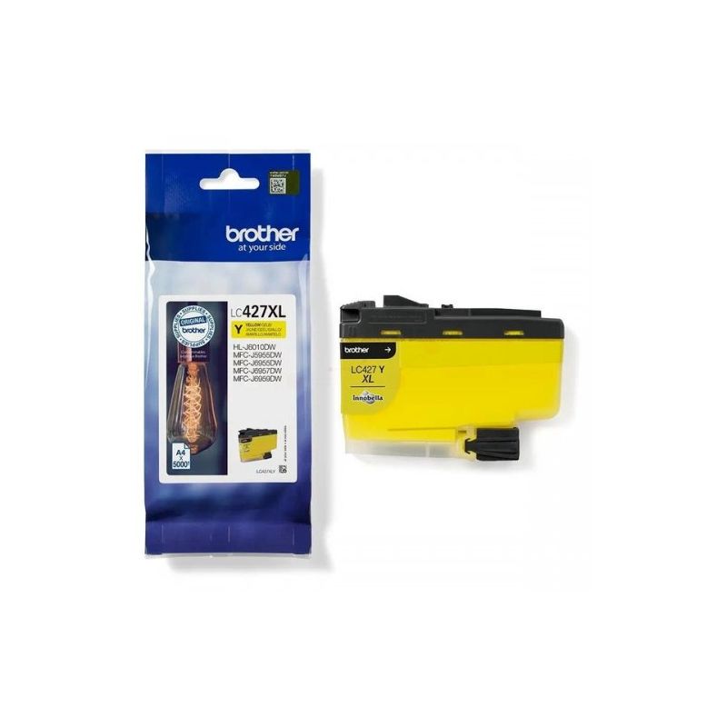 Brother 427XL - cartouche jet d'encre originale LC427XLY - Yellow