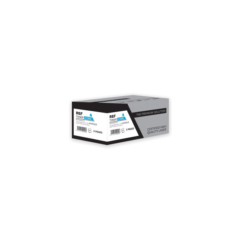 Lexmark 78C2U - Toner équivalent à 78C2UC0 - Cyan