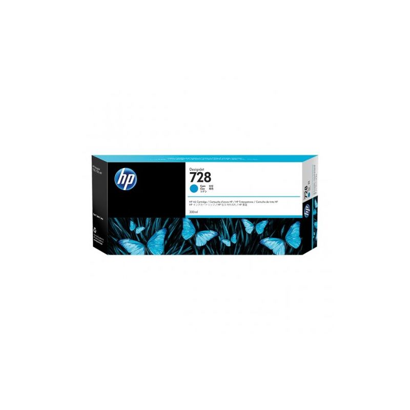 Hp 728 - F9K17A original ink cartridge - Cyan