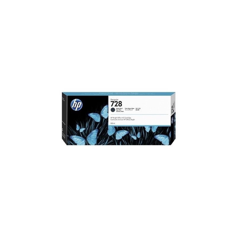 Hp 728 - F9J68A original ink cartridge - Matt Black