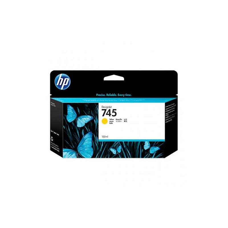 Hp 745 - cartouche jet d'encre originale F9J96A - Yellow