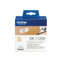Brother DK11209 - Brother DK-11209 original thermal label roll 29x62mm - Black on White