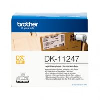 Brother DK11247 - Brother DK-11247 original thermal label roll 103x164mm - Black on White