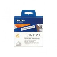 Brother DK11203 - Brother DK-11203 original thermal label roll 17x87mm - Black on White