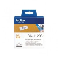 Brother DK11208 - Brother DK-11208 original thermal label roll 38x90mm - Black on White