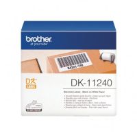 Brother DK11240 - Brother DK-11240 original thermal label roll 102x51mm - Black on White