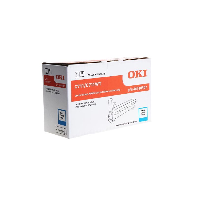 OKI C711 - Tambour original 44318507 - Cyan