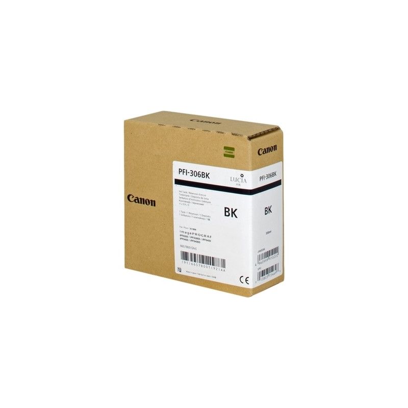 Canon 306 - Original-Tintenstrahlpatrone 6657B001, PFI306BK - Black