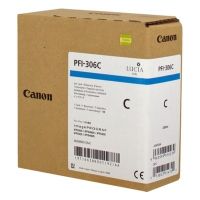 Canon 306 - Cartucho de inyección de tinta original 6658B001, PFI306C - Cian