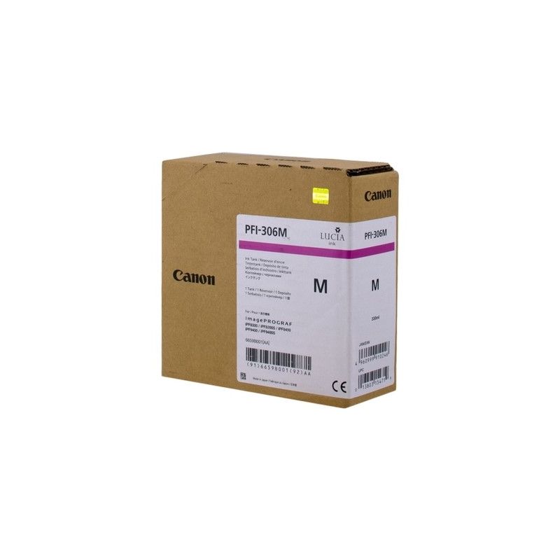 Canon 306 - 6659B001, PFI306M original inkjet cartridge - Magenta