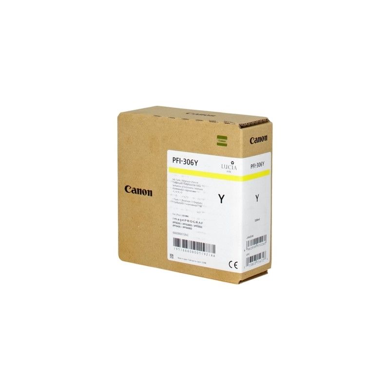 Canon 306 - 6660B001, PFI306Y original inkjet cartridge - Yellow