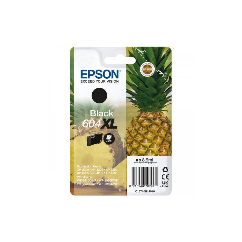 Epson 604XL - Cartucho de inyección de tinta original C13T10H14010 - Negro