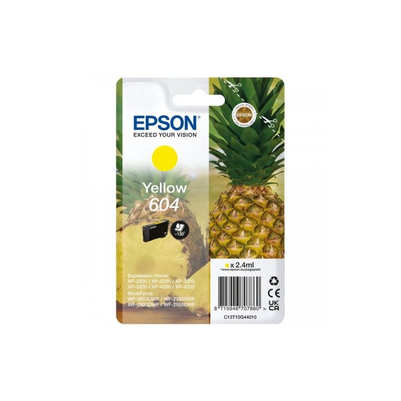 Epson 604 - cartouche jet d'encre originale C13T10G44010 - Yellow