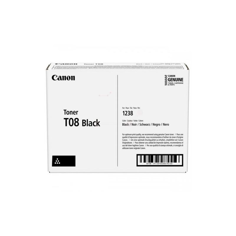 Canon T08 - Toner original 3010C006, T08 - Black