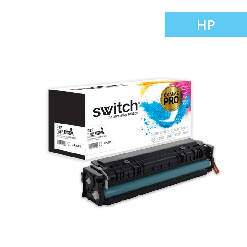 Hp 203A - SWITCH Toner 'Gamme PRO' équivalent à CF540A, 203A - Black