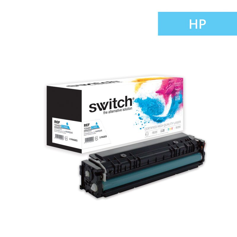 Hp 203X - SWITCH Toner 'Gamme PRO' équivalent à CF541X, 203X - Cyan