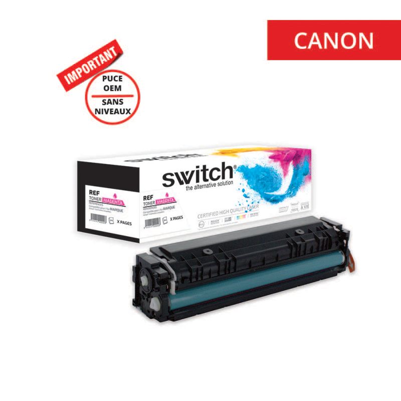 Canon 055H - SWITCH Toner puce OEM équivalent à 055H, 3018C002 - Magenta