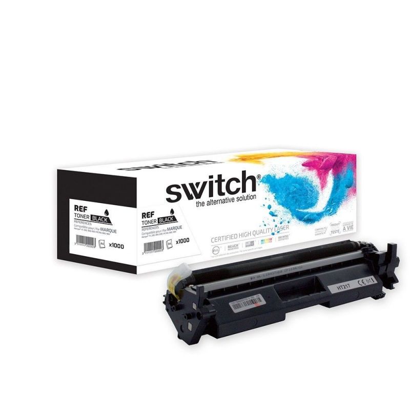 Hp 17A - SWITCH Toner équivalent à CF217A, 17A - Black