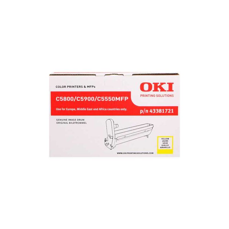 OKI C5800 - Original drum 43381721 - Yellow