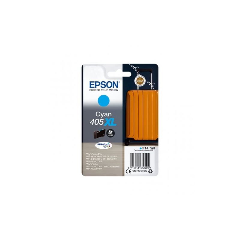 Epson 405XL - Original-Tintenstrahlpatrone C13T05H24010 - Cyan