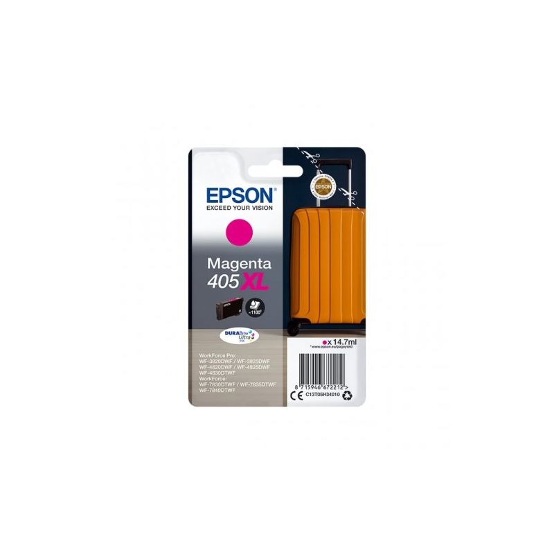 Epson 405XL - Cartucho de inyección de tinta original C13T05H34010 - Magenta