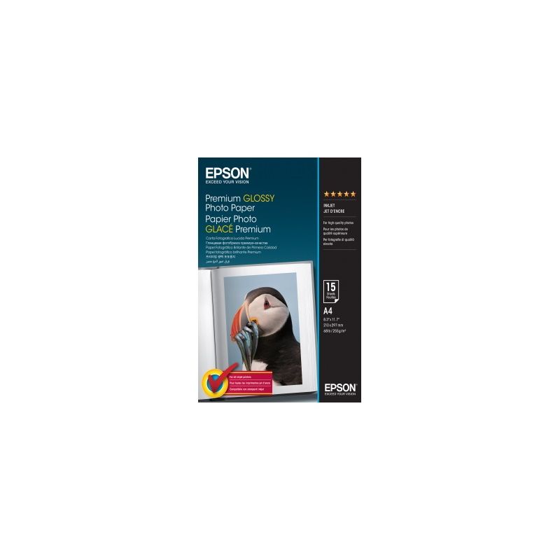 Epson - Papier A4 photo brillant 255g/m2 original 15 feuilles - Epson S042155