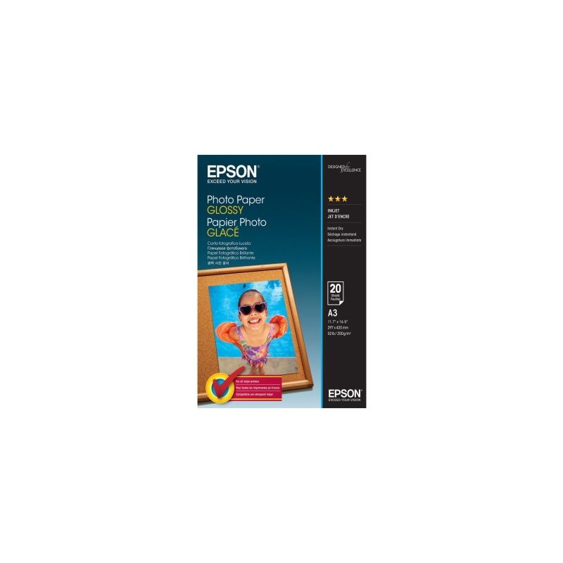 Epson - Fotopapier A4 Hochglanz 200g/m2 Original 20 Blatt - Epson S042538