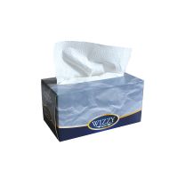 Caja de toallas de mano de guata pura 2 capas 180 hojas (se vende en lotes de 15) - Blanco