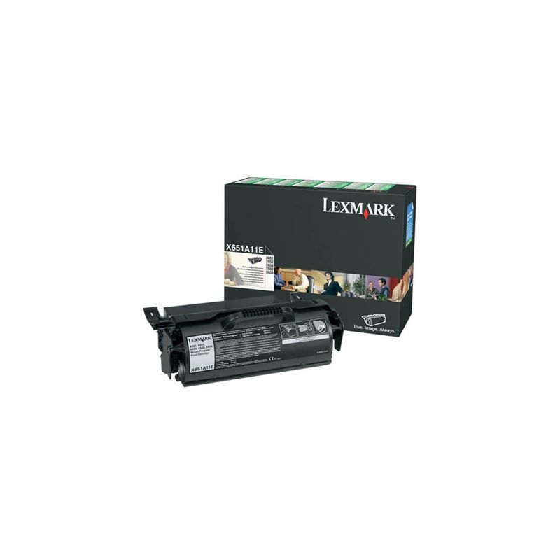 Lexmark T651 - Originaltoner RETURN X651A11E - Black