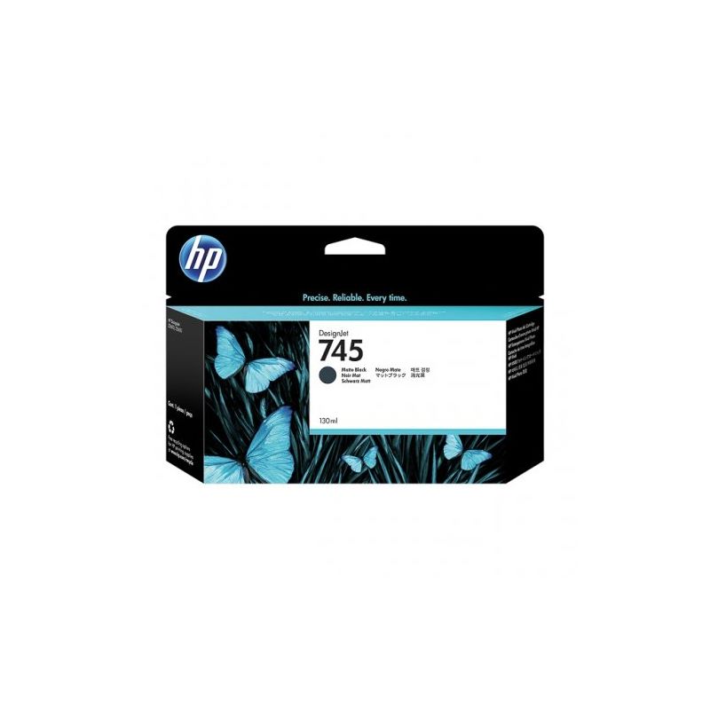 Hp 745 - cartouche jet d'encre originale F9J99A - Matt Black