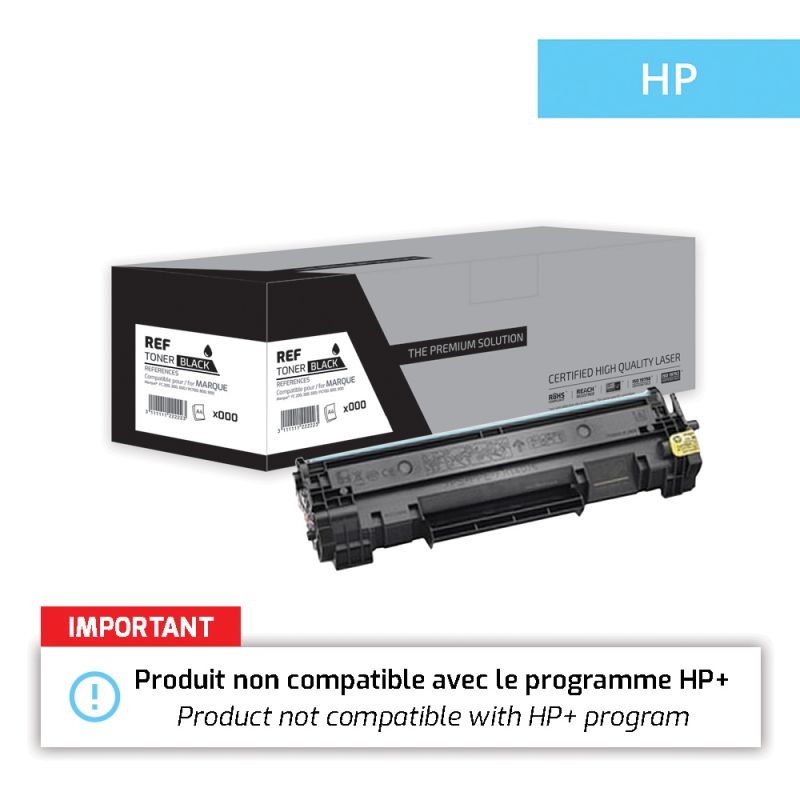 Hp 135A - Toner équivalent à W1350A, 135A - Black