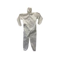 Complete single-use suit PP + viscose 50g White M - Sold by 80