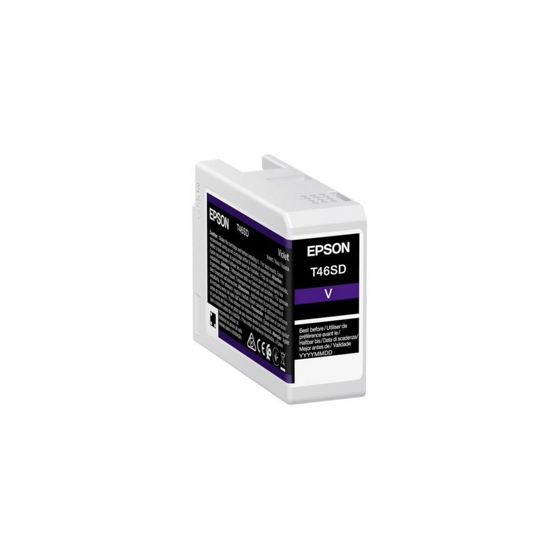 Epson T46SD - Cartucho de inyección de tinta original C13T46SD00 - Violeta