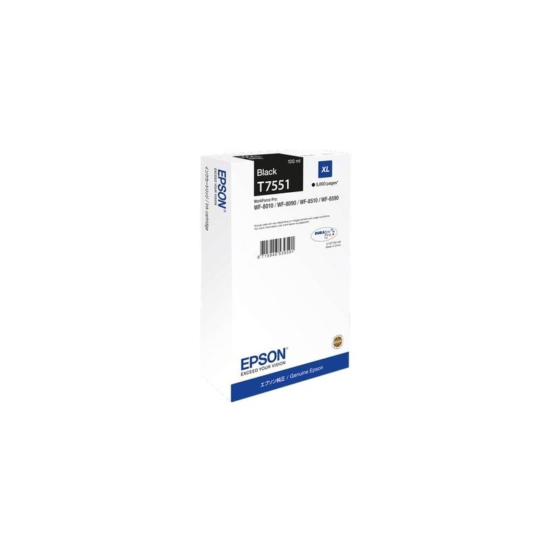 Epson T7551 - Original Tintenpatrone C13T755140 - Black