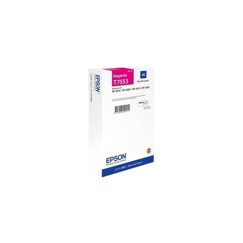 Epson T7553 - C13T755340 original ink cartridge - Magenta