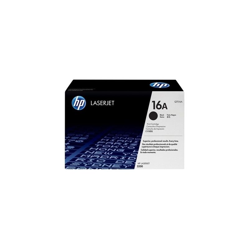 Hp 16A - Toner original Q7516A - Black