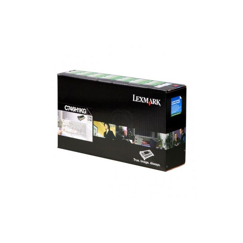 Lexmark 746 - RETURN C746H1KG 0C544X1CG original toner - Black