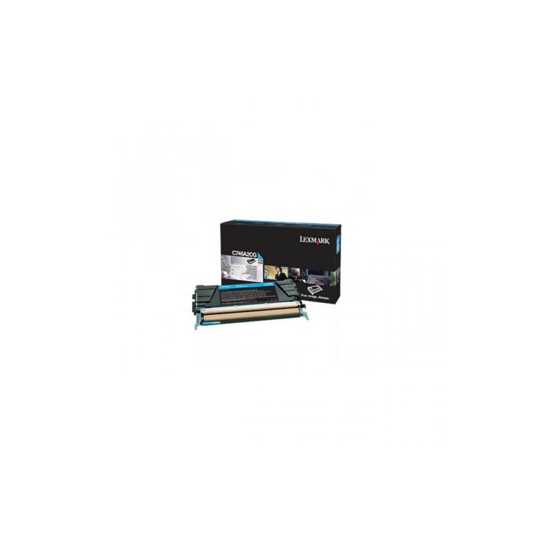 Lexmark 746 - Original Toner C746A2CG - Cyan