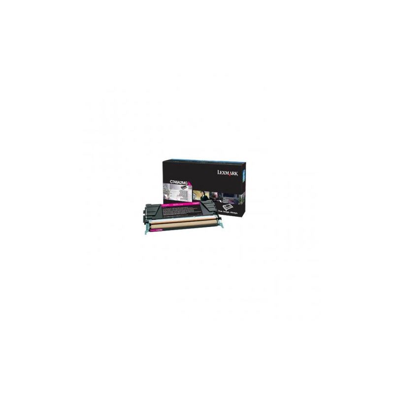 Lexmark 746 - Originaltoner C746A2MG - Magenta