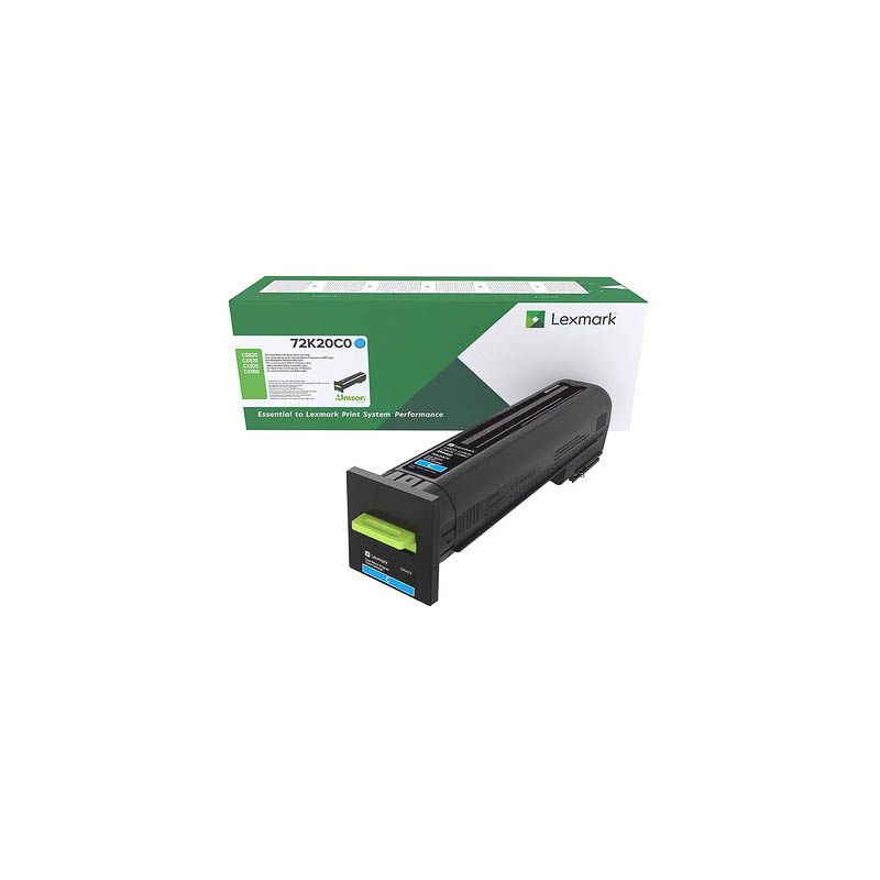 Lexmark 72K20C0 - RETURN 72K20C0 0C544X1CG original toner - Cyan