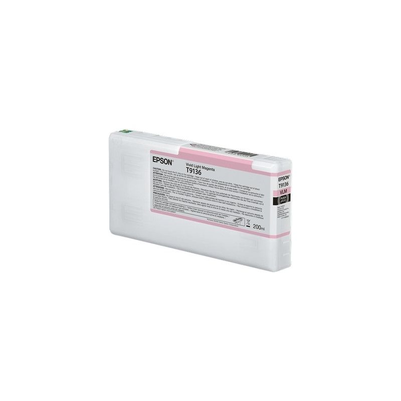 Epson T9136 - cartouche d'encre original C13T913600 - Light Magenta