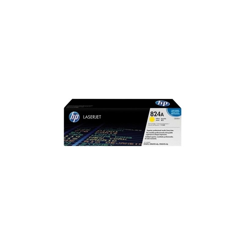 Hp 824A - Toner originale CB382A, 824A - Giallo