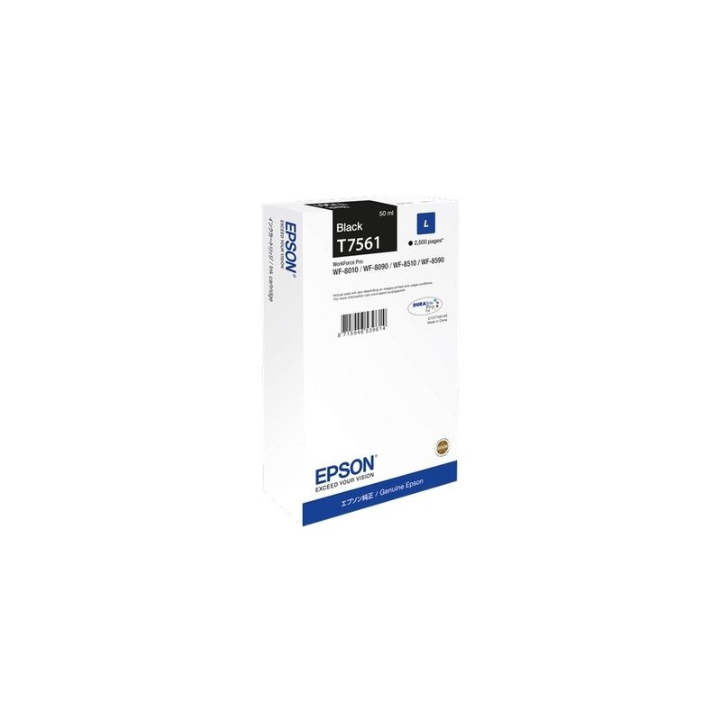 Epson T7561 - C13T756140 original ink cartridge - Black