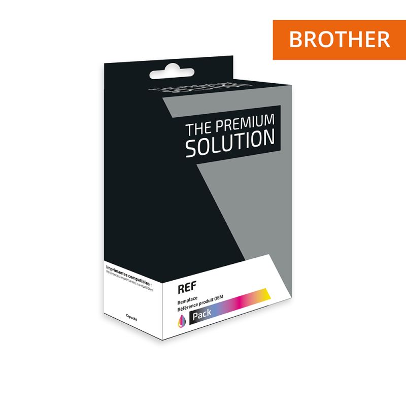 Brother 424 - Pack x 4 jet d'encre équivalent à LC424 - Black Cyan Magenta Yellow