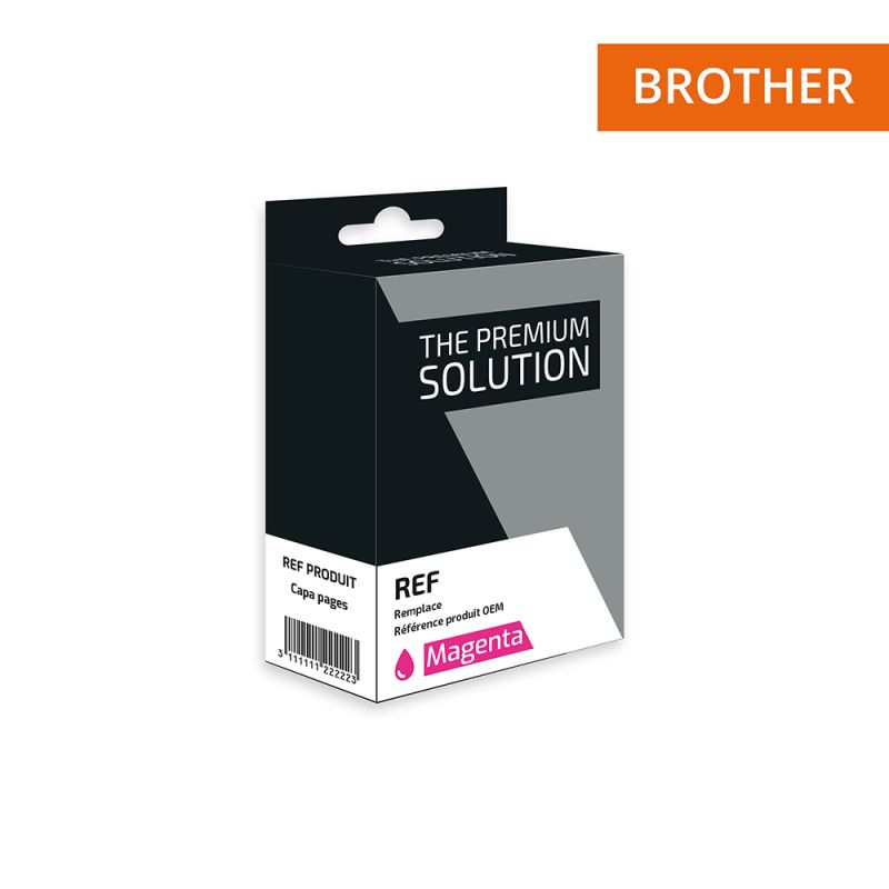 Brother 424 - cartuccia a getto d’inchiostro compatibile con LC424M - Magenta