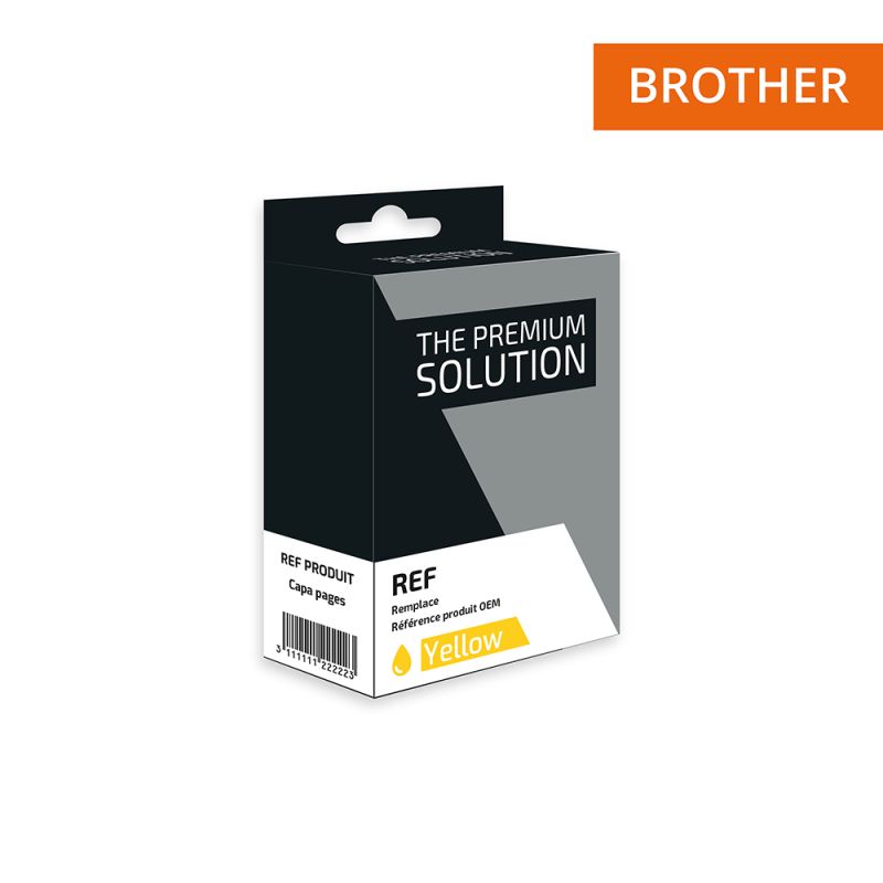 Brother 424 - Tintenstrahlpatrone entspricht LC424Y - Yellow