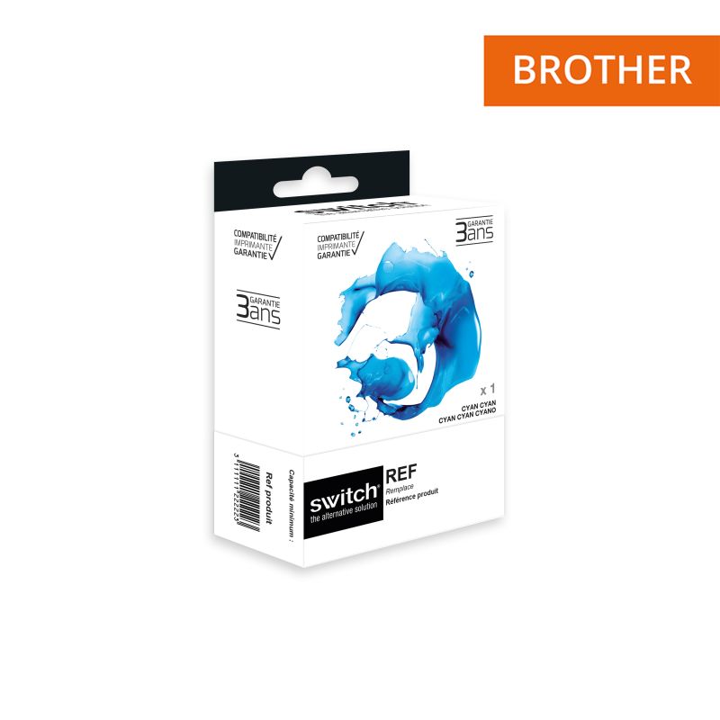 Brother 426XL - SWITCH Tintenstrahlpatrone entspricht LC426XLC - Cyan